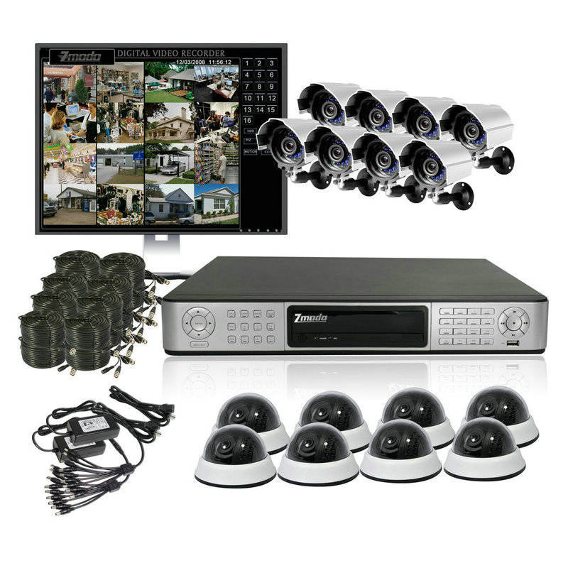 examples of different camera units for security systems PROtech Security Services