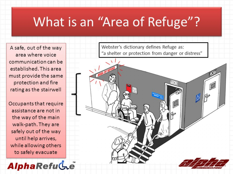 Area of Refuge definition - PROtech Security - Modesto, Merced, CA